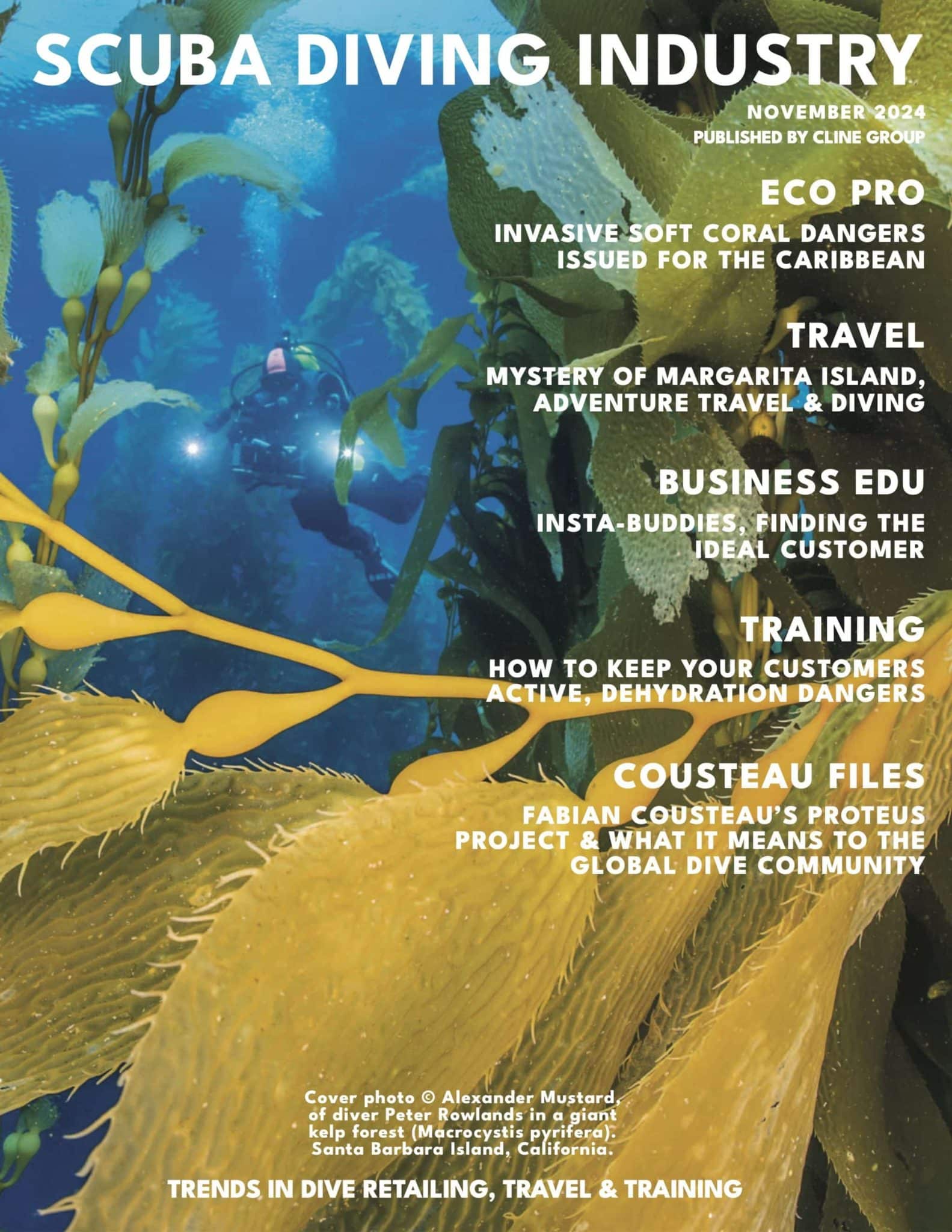 November 2024 Cover Scuba Diving Industry Magazine