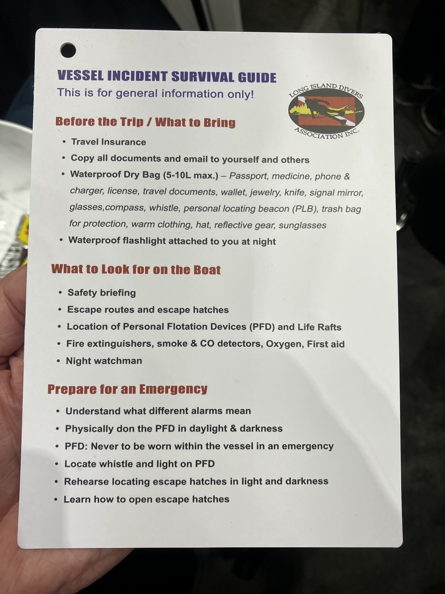 Vessel Incident Survival: Firefighter Principles Every Liveaboard Diver Should Know – Barry Lipsky