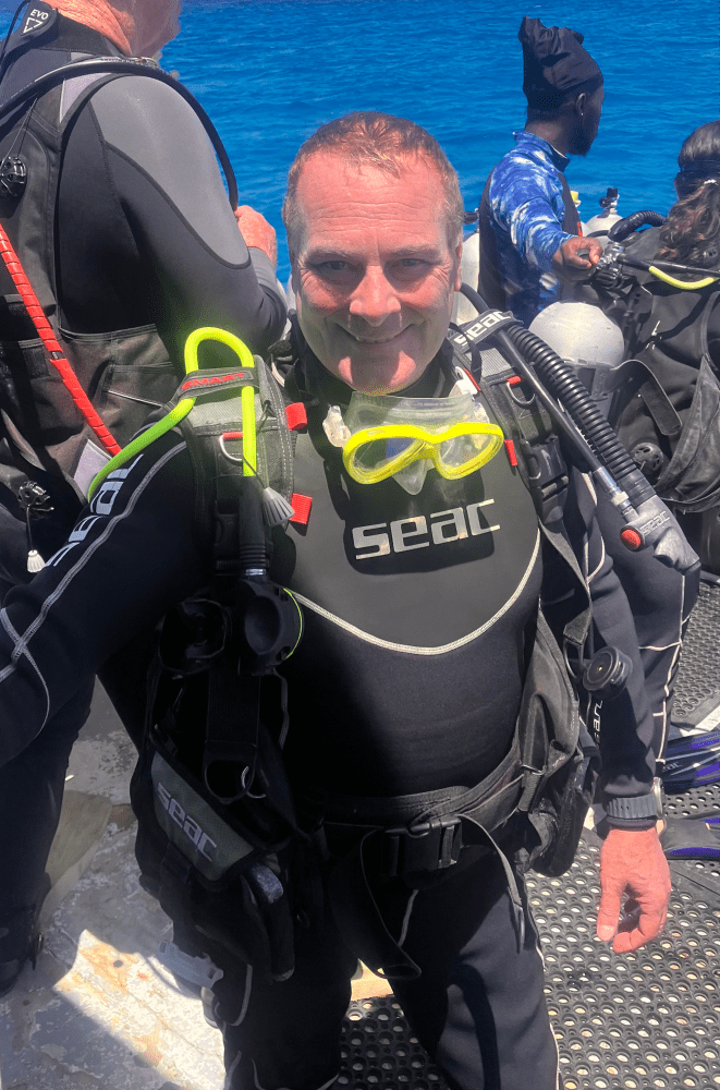 William Cline, Publisher & President for 35 years of Cline Group, a marketing, research and advertising consultancy specializing the scuba diving industry.