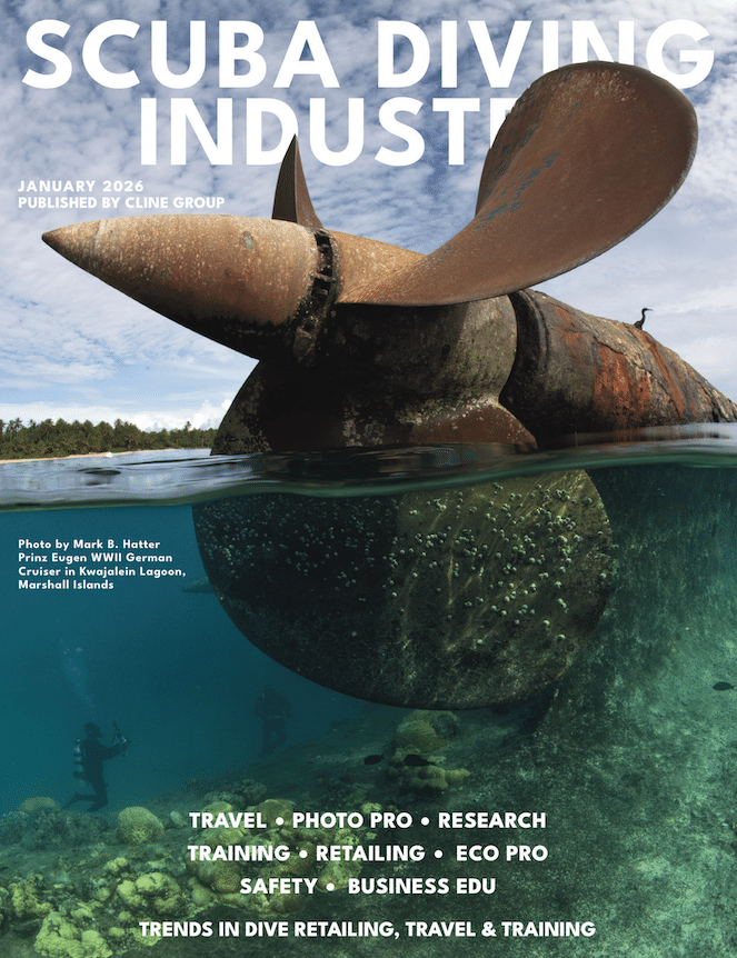January 2026 Issue of Scuba Diving Industry Magazine