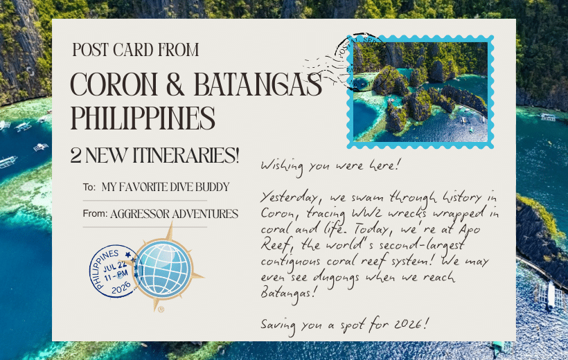Philippines Aggressor Introduces Two New Dive Itineraries