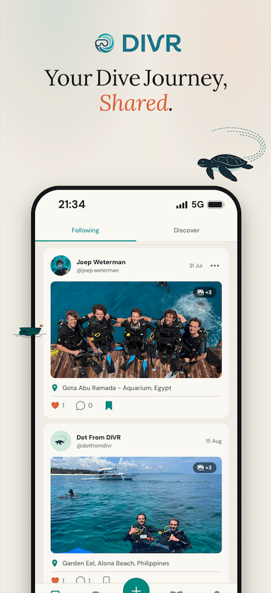 Dutch startup DIVR turns every dive into a data point for ocean research: Free dive-logging app launches